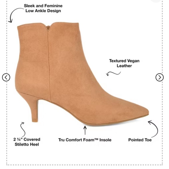 Journee Collection Isobel Inside Zip Stiletto Booties
Size 8.5 - Picture 1 of 10